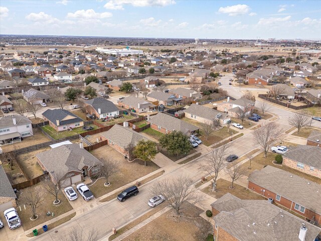 drone / aerial view featuring a residential view