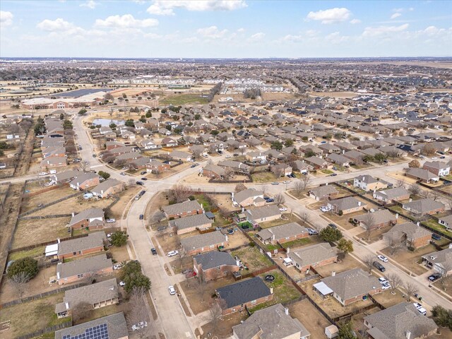 bird's eye view featuring a residential view