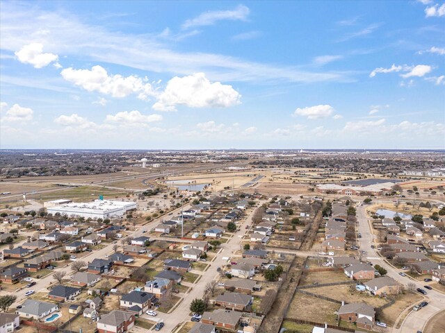 aerial view featuring a residential view