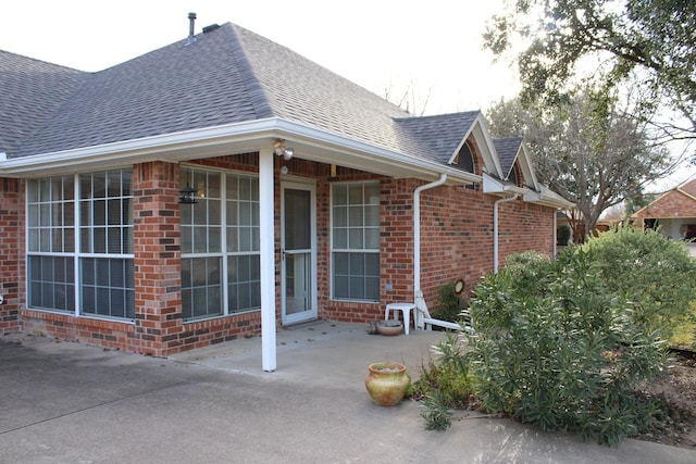 exterior space with a patio area