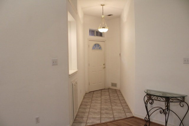 entryway featuring light hardwood / wood-style floors