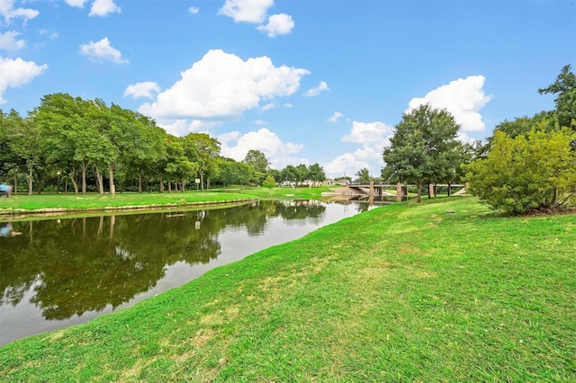 property view of water