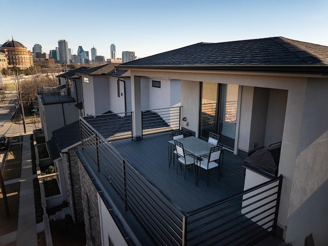 view of deck