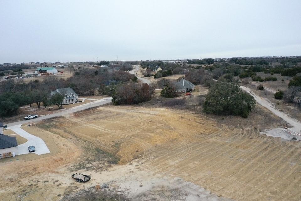 drone / aerial view featuring a rural view