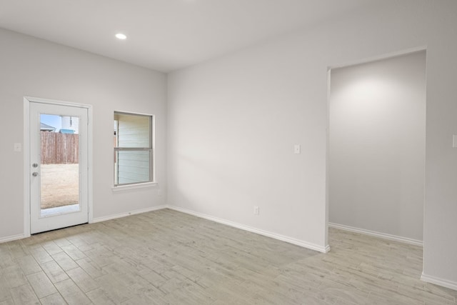 3656 N Crowley Cleburne Rd, Fort Worth, TX 76036 - unfurnished room with light wood-type flooring