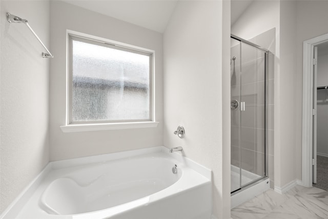 3656 N Crowley Cleburne Rd, Fort Worth, TX 76036 - bathroom with shower with separate bathtub