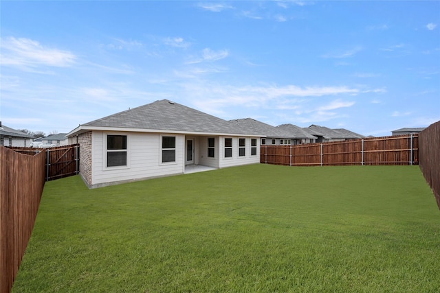 3656 N Crowley Cleburne Rd, Fort Worth, TX 76036 - rear view of house with a yard