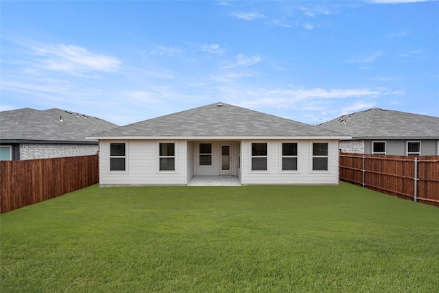 3656 N Crowley Cleburne Rd, Fort Worth, TX 76036 - rear view of house with a lawn and a patio