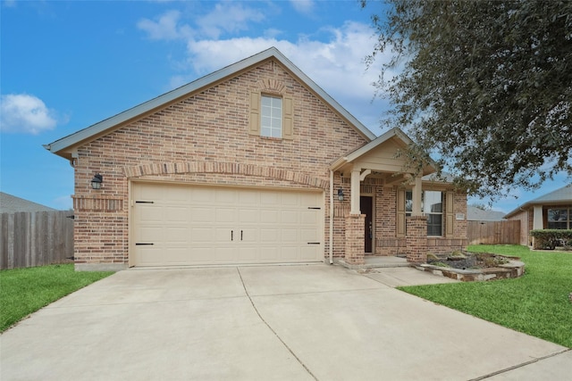 view of front of house featuring a front yard