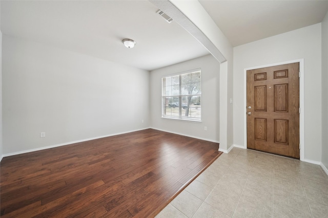 entryway featuring light wood-type flooring