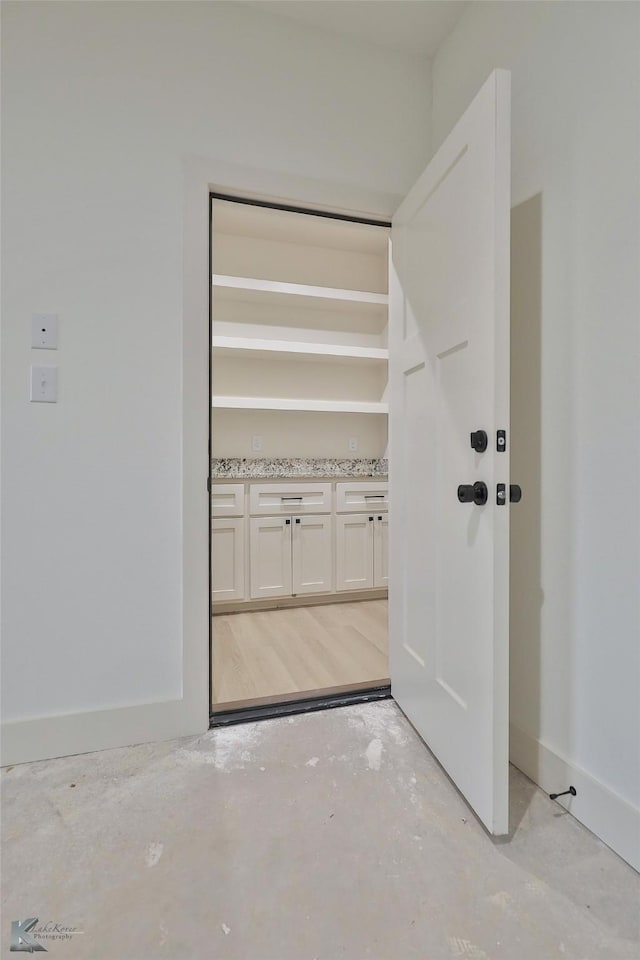 view of closet