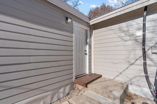 view of property entrance