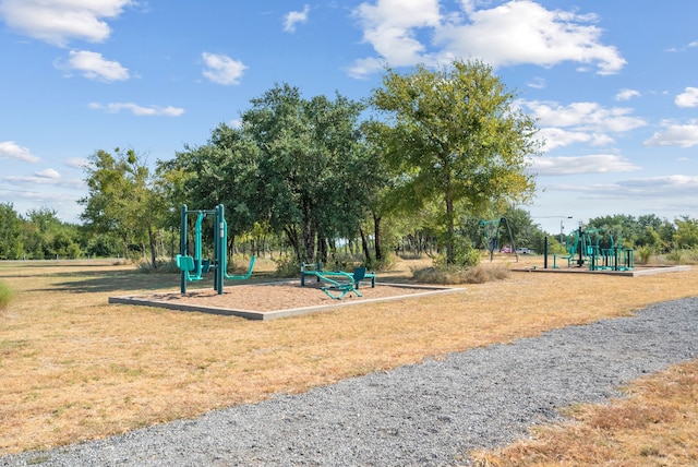 view of play area