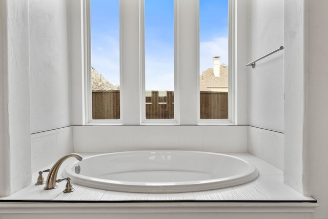 bathroom with a bathtub