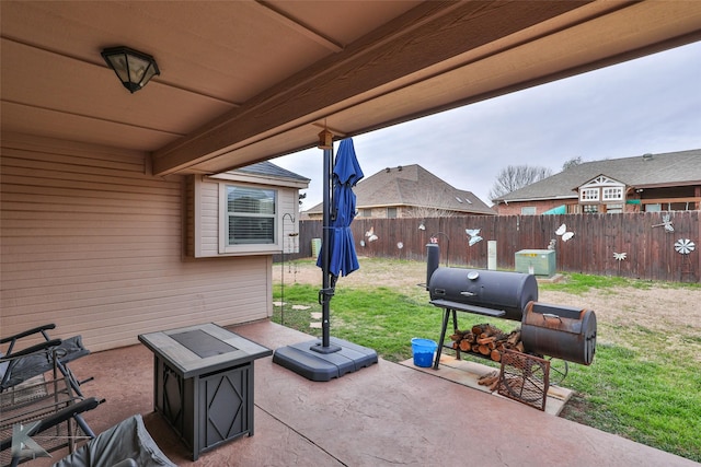 view of patio