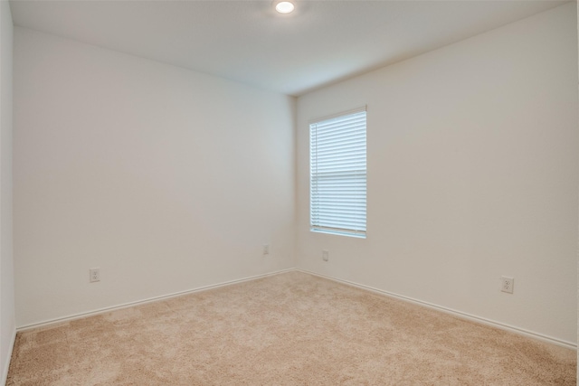 empty room with light carpet