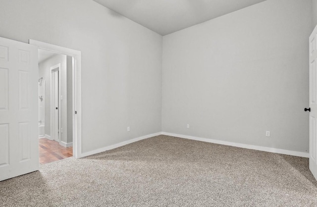 empty room with carpet floors