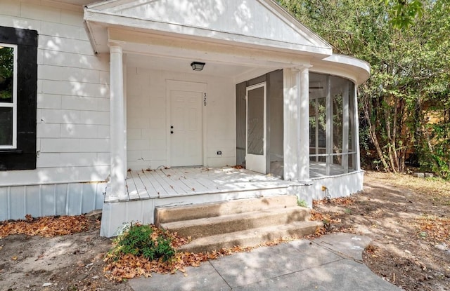 view of entrance to property