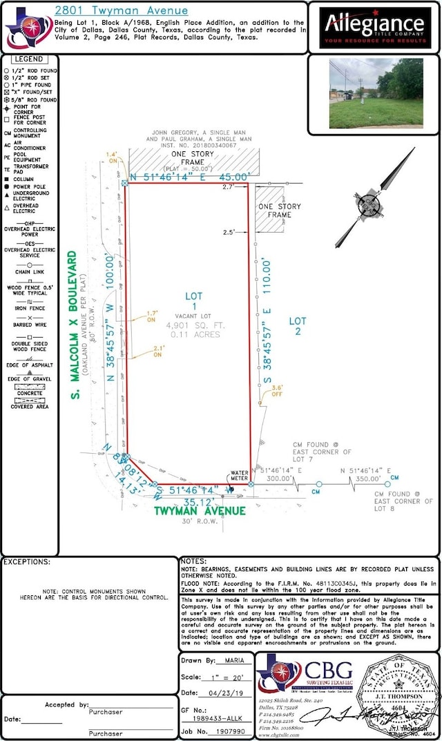 2801 Twyman Ave, Dallas TX, 75215 land for sale