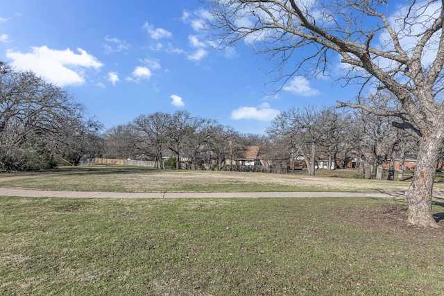 view of yard