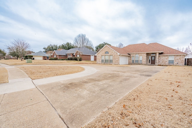 ranch-style house with a garage