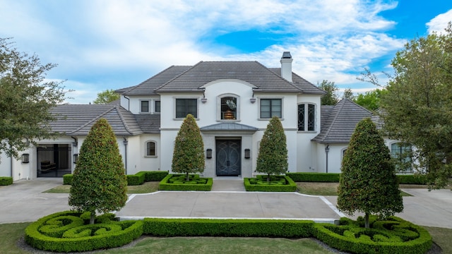 view of french provincial home