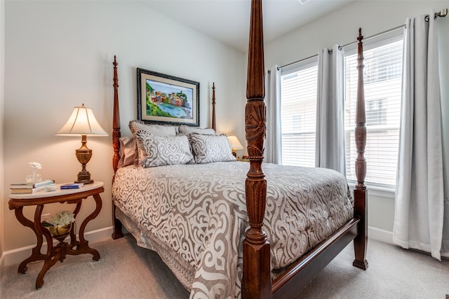 bedroom with carpet flooring