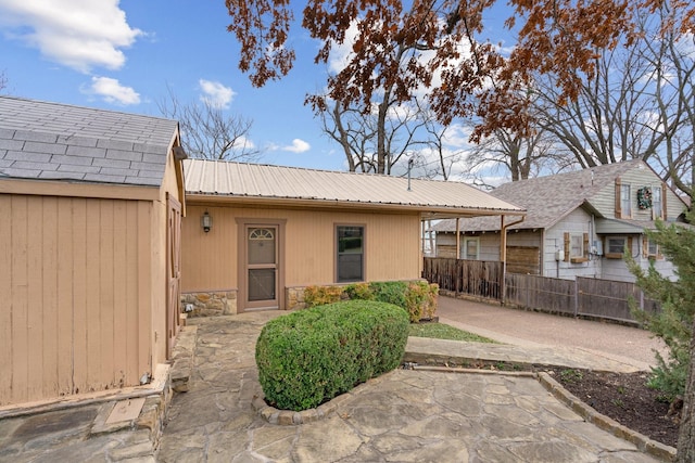 view of rear view of property