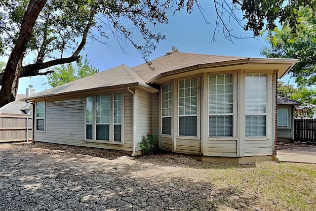 view of back of property