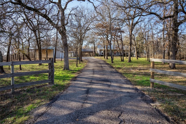 view of road