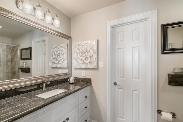 1901 Yucatan Dr, Granbury, TX 76048 - full bathroom featuring vanity and a tile shower