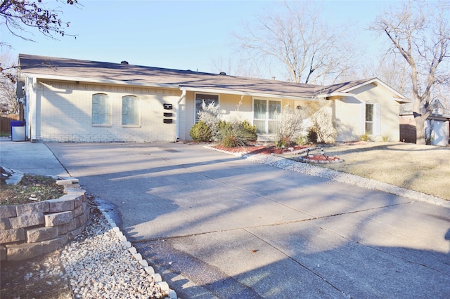 view of ranch-style house