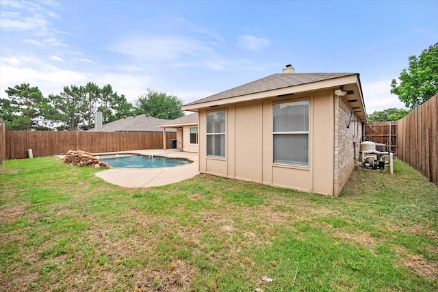 8104 Jolie Dr, Fort Worth, TX 76137 - back of property featuring a chimney