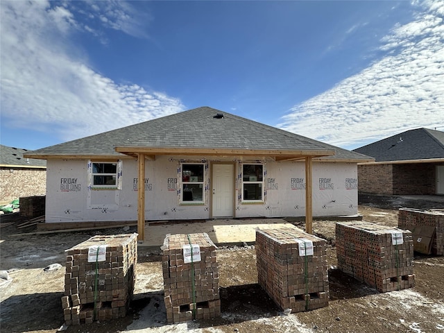 view of back of property