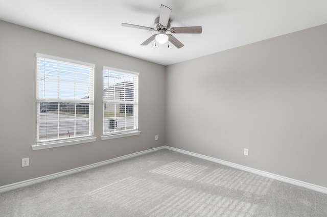 418 Rawhide Way, Princeton, TX 75407 - carpeted empty room with ceiling fan and baseboards