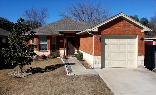 ranch-style house with a garage