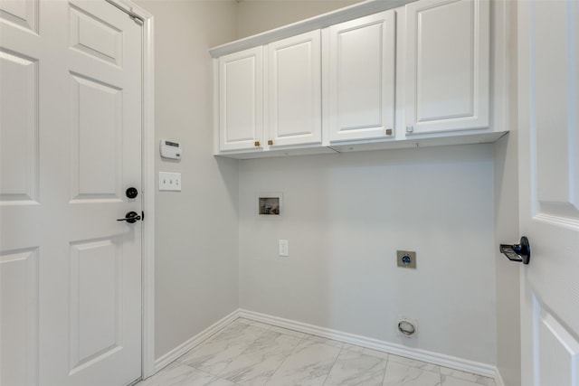 7800 Glenoaks Dr, Frisco, TX 75034 - clothes washing area featuring washer hookup, hookup for an electric dryer, and cabinets