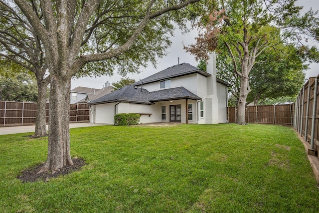 7800 Glenoaks Dr, Frisco, TX 75034 - rear view of property with a yard
