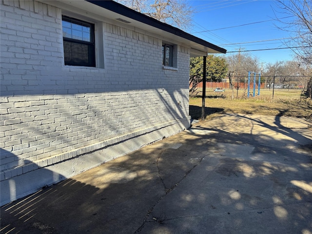 view of home's exterior featuring a patio