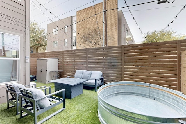 view of patio / terrace with outdoor lounge area