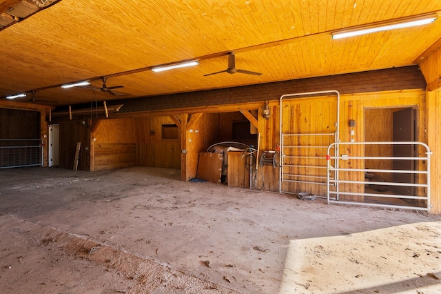 view of horse barn