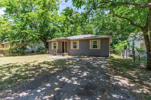 view of ranch-style house