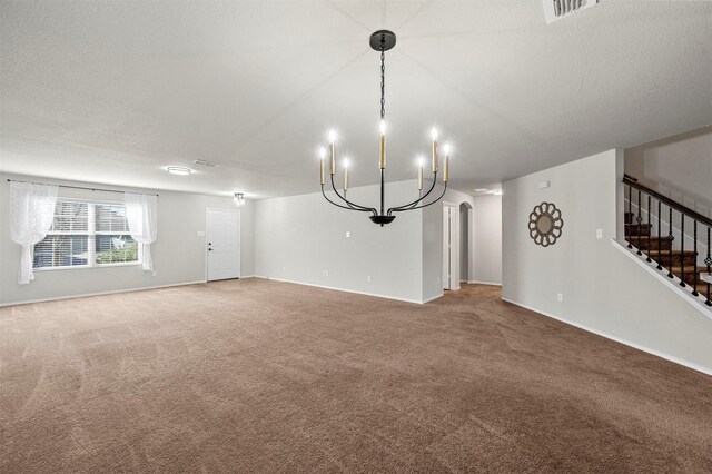 view of carpeted dining space