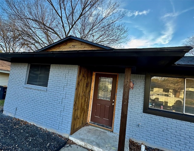 3482 Bandera Rd, Fort Worth, TX 76116 - property entrance with brick siding