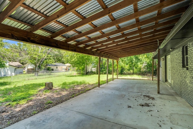 3482 Bandera Rd, Fort Worth, TX 76116 - view of patio / terrace featuring a carport