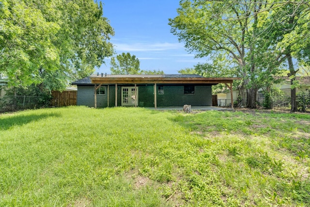 3482 Bandera Rd, Fort Worth, TX 76116 - rear view of house featuring brick siding