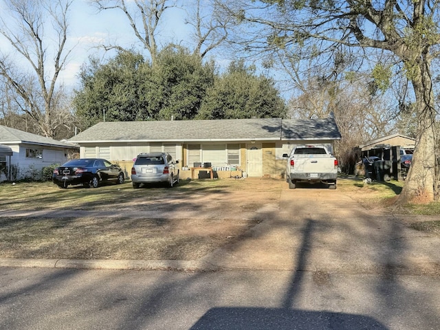 view of front of home