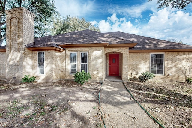 view of ranch-style home