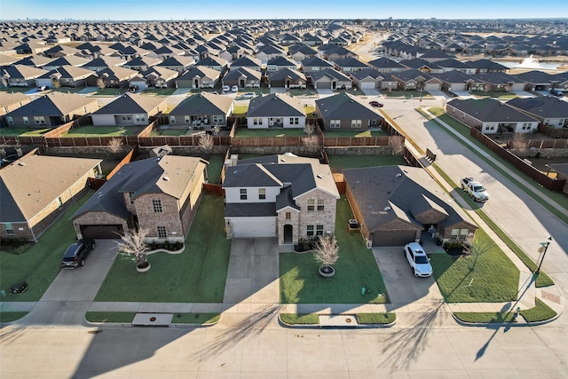 drone / aerial view featuring a residential view