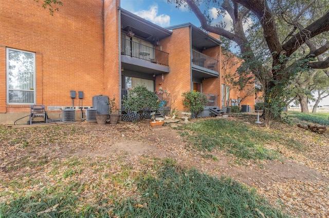 view of property featuring cooling unit